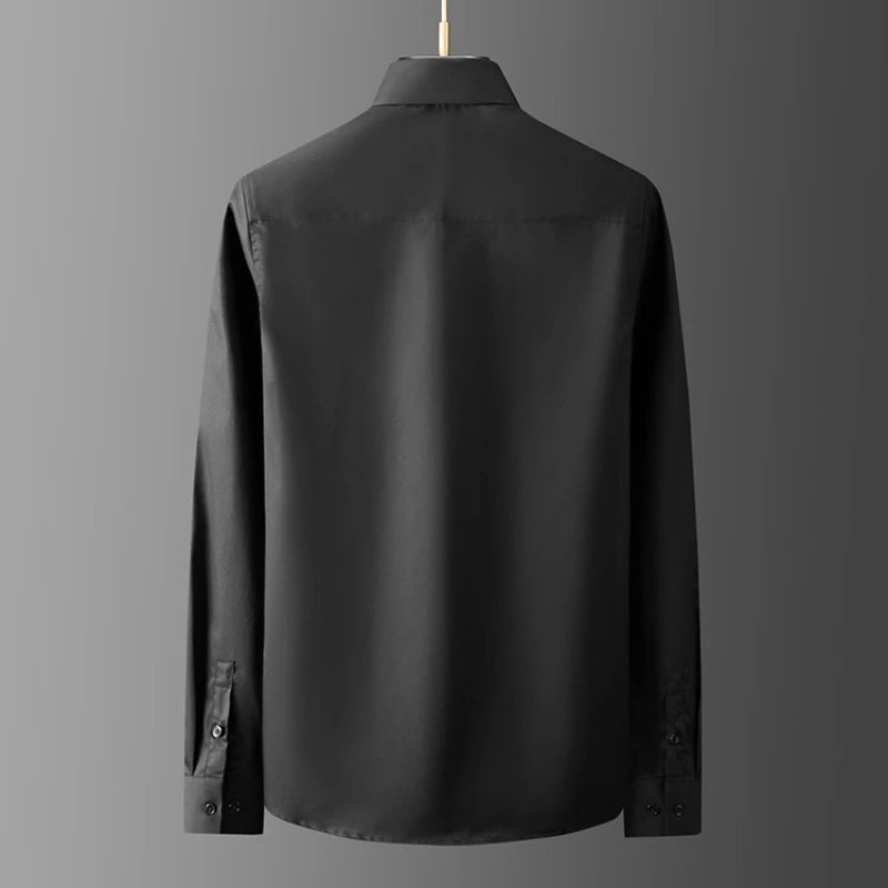 Lotus Embroidered Men's Shirt